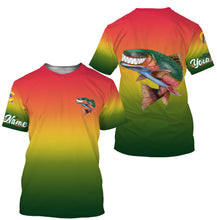 Load image into Gallery viewer, Trout fly fishing custom name with funny Trout ChipteeAmz&#39;s art UV protection shirts AT010