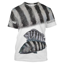 Load image into Gallery viewer, Sheepshead tournament fishing customize name all over print shirts personalized gift NQS190