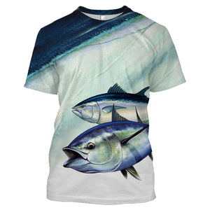Tuna fishing all-over print shirts