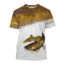 Load image into Gallery viewer, Flathead Catfish tournament fishing customize name all over print shirts personalized gift NQS207