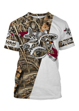 Load image into Gallery viewer, Personalized snook redfish flounder fishing camo Florida full printing shirts, hoodie - TATS13