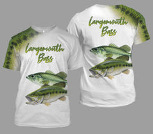 Load image into Gallery viewer, Largemouth bass fishing full printing