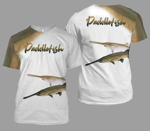 Paddlefish fishing full printing