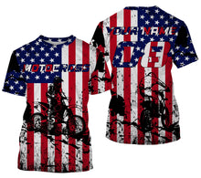 Load image into Gallery viewer, American Flag Motocross Jersey Personalized UPF30+ Adult&amp;Kid Patriotic MX Racing Motorcycle Jersey| NMS720