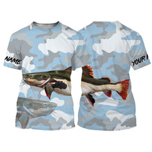 Load image into Gallery viewer, Catfish Fishing Camo Custom Name Long sleeves Shirts For Men And Women TATS85