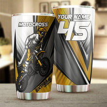 Load image into Gallery viewer, Motocross Personalized Tumbler - Riding Motorcycle Dirt BikeTumbler Off-road Rider Drinkware| NMS416