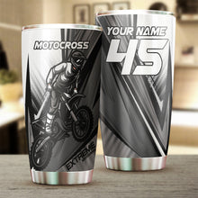 Load image into Gallery viewer, Motocross Personalized Tumbler - Riding Motorcycle Dirt BikeTumbler Off-road Rider Drinkware| NMS416