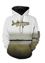 Load image into Gallery viewer, Texas Snook 3D Customized All over printed Long sleeves, Hoodie, Zip up hoodie - FSA31