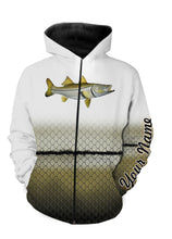 Load image into Gallery viewer, Texas Snook 3D Customized All over printed Long sleeves, Hoodie, Zip up hoodie - FSA31