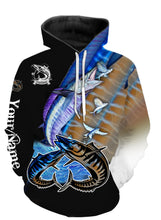 Load image into Gallery viewer, Wahoo Customized All over printed Long sleeve, Hoodie, Zip up hoodie, Kid long sleeve - FSA28