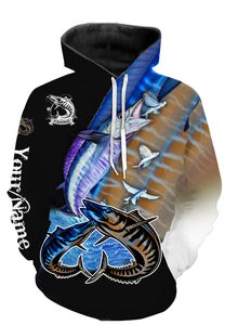 Wahoo Customized All over printed Long sleeve, Hoodie, Zip up hoodie, Kid long sleeve - FSA28