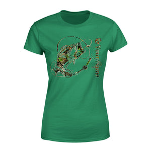 Bass fishing camo personalized bass fishing tattoo shirt perfect gift  - Standard Women's T-shirt - TTN