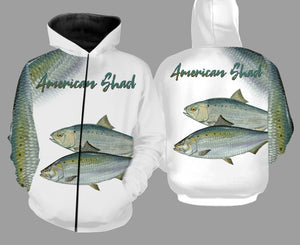 American shad fishing full printing