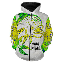 Load image into Gallery viewer, Mahi mahi fishing customize name all over print shirts Plus Size personalized gift NQS177