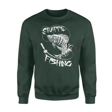 Load image into Gallery viewer, Crappie fishing fly fishing - Standard Fleece Sweatshirt
