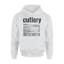 Load image into Gallery viewer, Cutlery nutritional facts happy thanksgiving funny shirts - Standard Hoodie