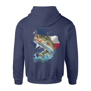 Bass season Texas bass fishing - Standard Hoodie
