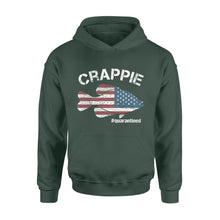 Load image into Gallery viewer, Crappie fishing US flag quarantined shirts