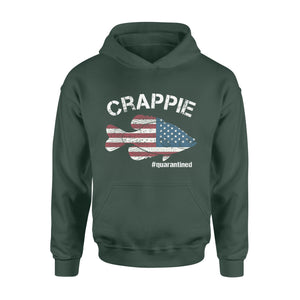 Crappie fishing US flag quarantined shirts