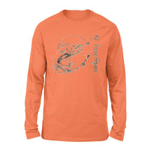 Load image into Gallery viewer, Walleye fishing camo personalized walleye fishing tattoo shirt perfect gift - Standard Long Sleeve