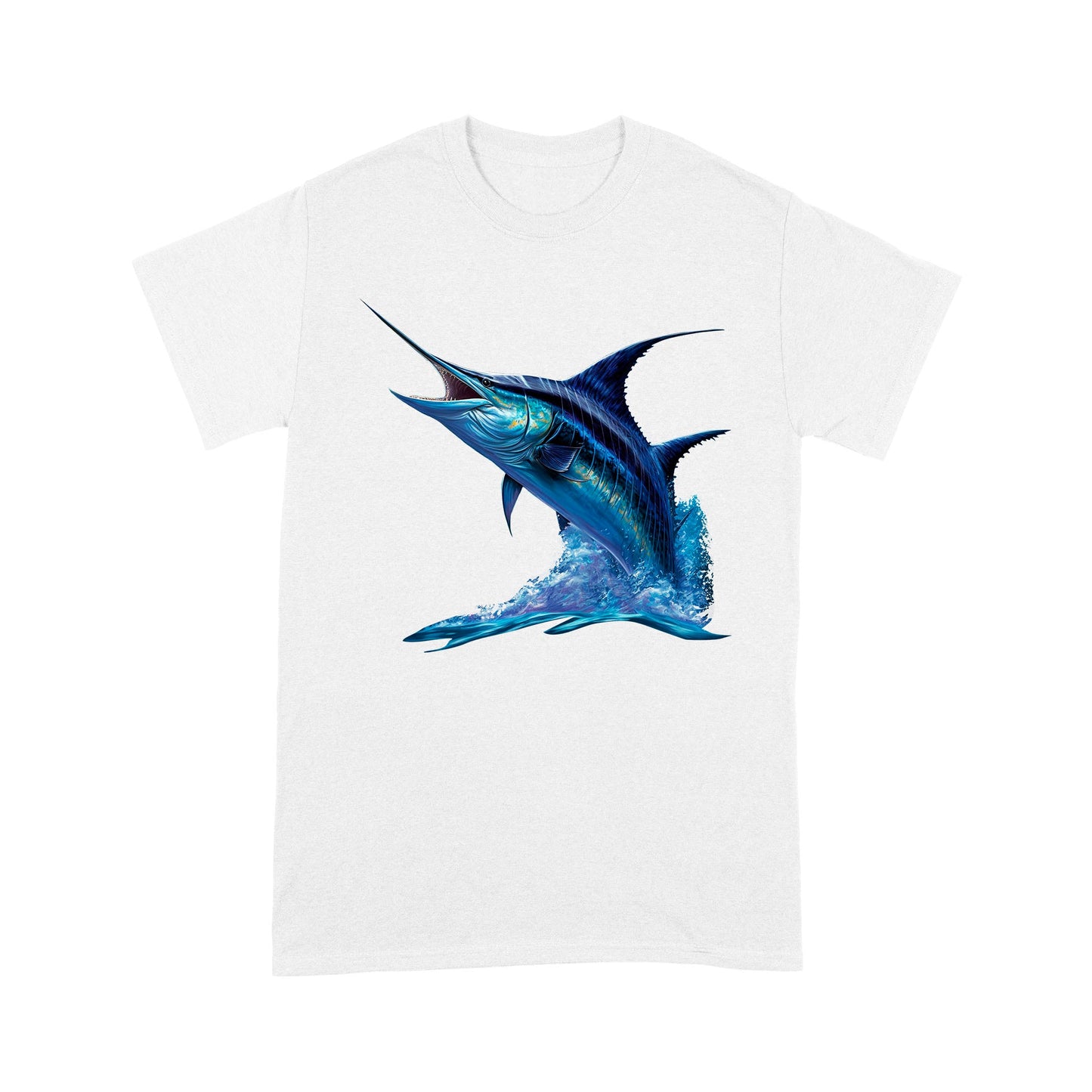 Blue Marlin Deep Sea Fishing T Shirts, Marlin Saltwater Fishing Shirt Offshore Fishing IPHW3895