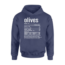 Load image into Gallery viewer, Olives nutritional facts happy thanksgiving funny shirts - Standard Hoodie