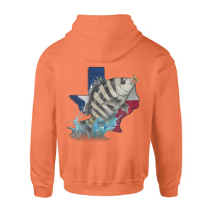 Sheepshead season Texas Sheepshead fishing - Standard Hoodie