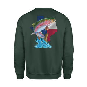 Trout fishing Texas trout season  - Standard Fleece Sweatshirt