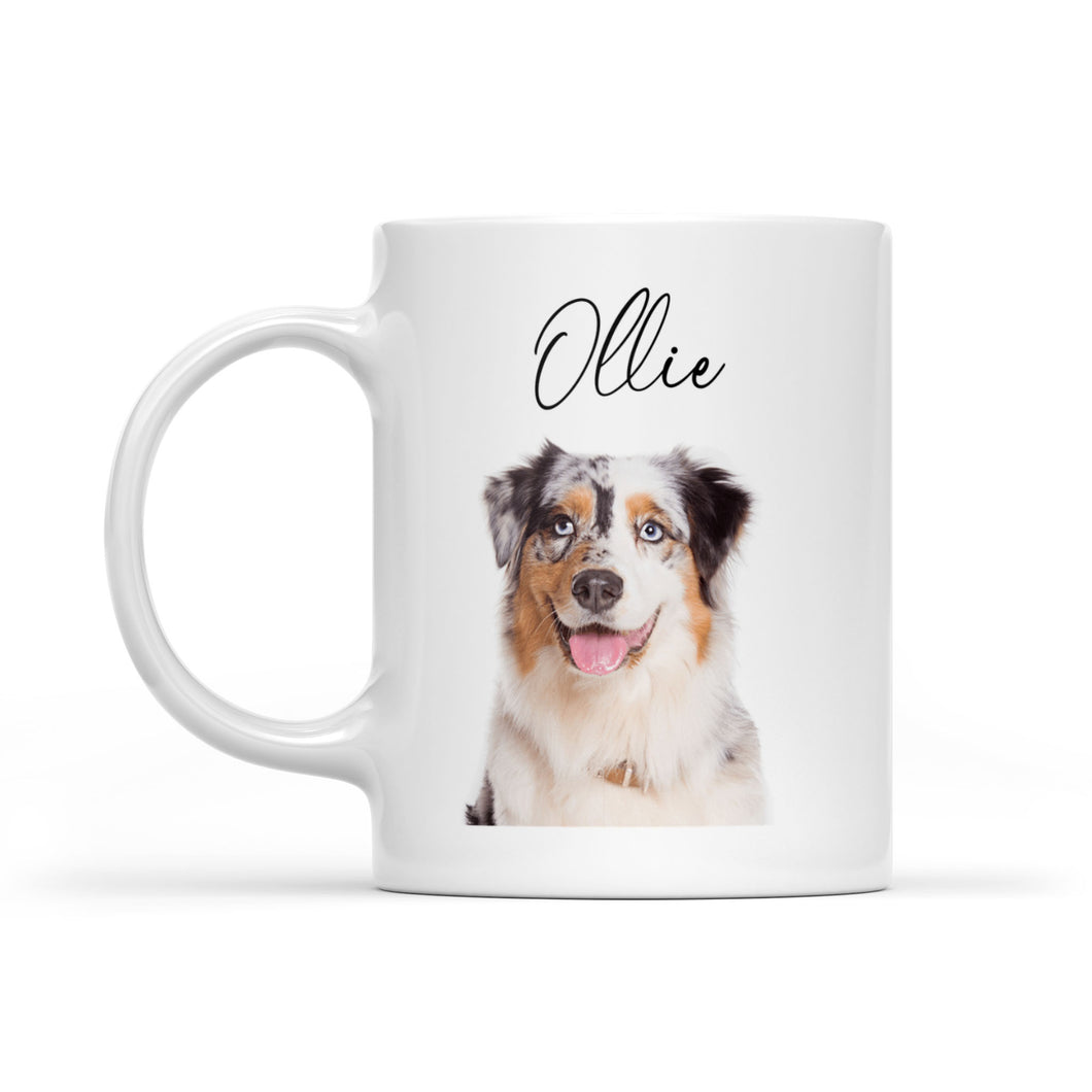 Personalized dog mug Custom dog's Name and photo Gifts for dog lovers dog mom gifts - FSD1316D08
