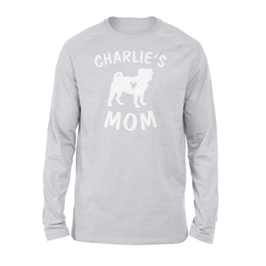 Personalized pug name mom shirt and hoodie