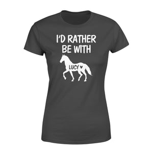 Personalized horse name shirt and hoodie - Standard Women's T-shirt
