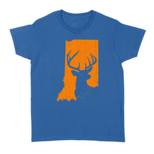 Load image into Gallery viewer, Bucks of Indiana deer hunting hunter orange, Indiana hunting, deer hunting shirt D03 NQS2920 Standard Women&#39;s T-shirt