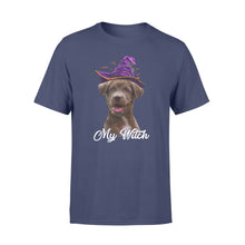 Load image into Gallery viewer, My dog is my witch - custom image for Halloween personalized gift - Standard T-shirt