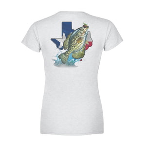 Crappie season Texas crappie fishing- Standard Women's T-shirt