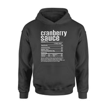 Load image into Gallery viewer, Cranberry sauce nutritional facts happy thanksgiving funny shirts - Standard Hoodie