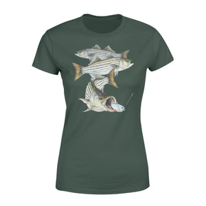 Striped Bass fishing shirt for men and women