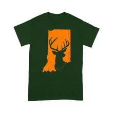 Load image into Gallery viewer, Bucks of Indiana deer hunting hunter orange, Indiana hunting, deer hunting shirt D03 NQS2920 Standard T-Shirt