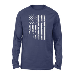 Duck Hunting American Flag Clothes, Shirt for hunter NQSD239 - Standard Long Sleeve