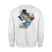 Load image into Gallery viewer, Bass season Texas bass fishing - Standard Fleece Sweatshirt