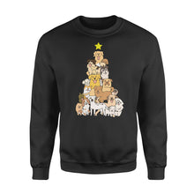 Load image into Gallery viewer, Dog Christmas Tree, Merry Dogmas, Christmas Dog shirts, Dog Lover NQSD67 - Standard Crew Neck Sweatshirt