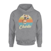 Load image into Gallery viewer, Custom name awesome Chihuahua 1970s vintage retro personalized gift - Standard Hoodie