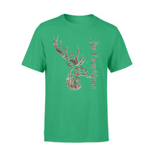 Load image into Gallery viewer, Deer hunting camo deer hunting personalized shirt perfect gift- Standard T-shirt