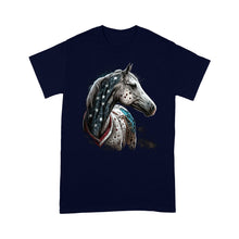 Load image into Gallery viewer, Appaloosa Horse American Flag T Shirts, Patriotic Horse Lovers Outfit IPHW3872