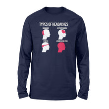 Load image into Gallery viewer, Funny Types Of Headaches Losing A Big Fish Fishing Long sleeve shirt design - great present for Fishing lovers - SPH15