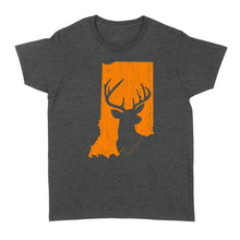 Load image into Gallery viewer, Bucks of Indiana deer hunting hunter orange, Indiana hunting, deer hunting shirt D03 NQS2920 Standard Women&#39;s T-shirt