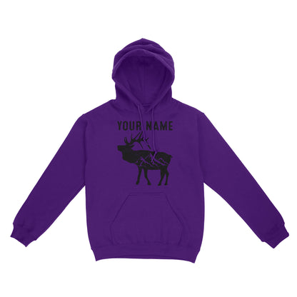 Elk Shirt Mountain Elk Custom Name Mens Womens Standard Hoodie FSD1809D02