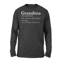 Load image into Gallery viewer, Grandma Gifts Grandma Definition shirt, cute funny gift for grandma - FSD1360D06