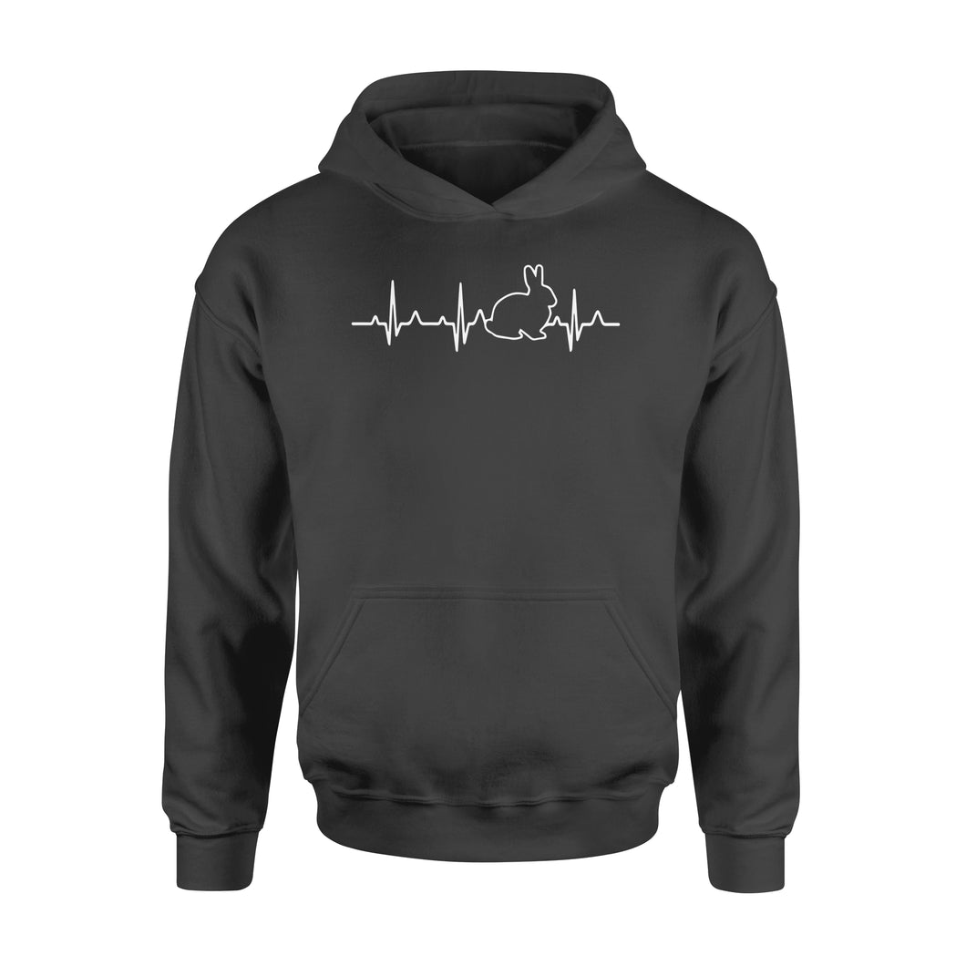 Rabbit Pulse Heartbeat Men Women's Hoodie Bunny Shirt, Bunny Rabbit Shirt - FSD1378D03