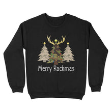 Load image into Gallery viewer, Deer, Elk, Moose hunting Merry Rackmas hunting gift for men Sweatshirt TAD02