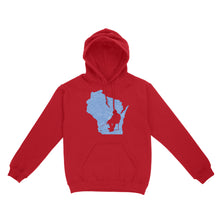 Load image into Gallery viewer, Wisconsin Ice Fishing Shirts, Winter Fishing Wisconsin State Love Fishing Hoodie - FSD2920 D06